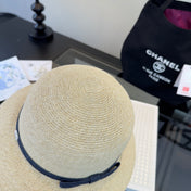 CHANEL 26S RAFFIA BUCKET HAT 338041
