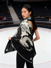 CHANEL 25S SCARF 135 IN CASHMERE 991638