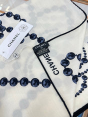 CHANEL 25S SCARF 140 IN CASHMERE 991650