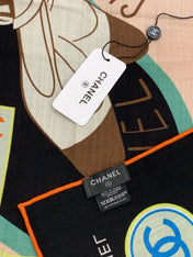 CHANEL 25S SCARF 135 IN CASHMERE 991653