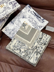 DIOR 26S SCARF 140CM IN CASHMERE SILK 304677