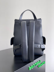 BACK TO SCHOOL BACKPACK 39 IN MIDNIGHT BLUE LAMBSKIN