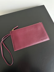 PINACOTECA REVERSIBLE TOTE BAG 43 IN MADDER BROWN LAMBSKIN AND LIGHT BLUE SUEDE