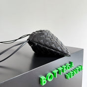 SMALL DUSTBAG 21 IN BLACK LAMBSKIN