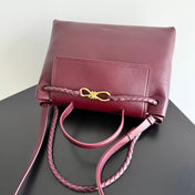 MEDIUM CIAO CIAO 34 IN BURGUNDY CALFSKIN
