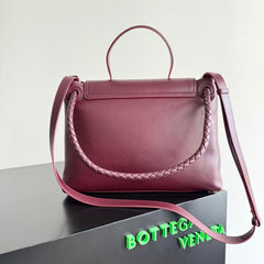 MEDIUM CIAO CIAO 34 IN BURGUNDY CALFSKIN