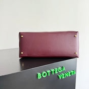 MEDIUM CIAO CIAO 34 IN BURGUNDY CALFSKIN