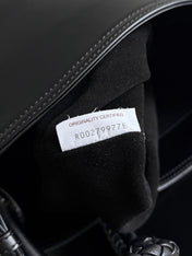 BOTTEGA VENETA 25S MEDIUM LIBERTA 30 IN BLACK CALFSKIN GOLD HARDWARE