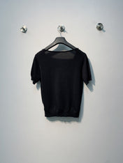 CHANEL 26S SHORT-SLEEVE KNIT TOP STYLE 1077