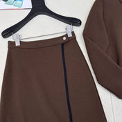 MIUMIU JACKET AND SKIRT SET STYLE 862