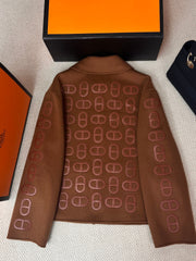 HERMES 25S SHORT PIG-NOSE COAT 202