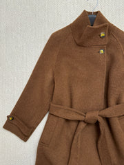 MAX MARA 25S TURTLENECK CASHMERE COAT 132
