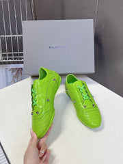 BALENCIAGA 25S SNEAKER IN GREEN CALFSKIN