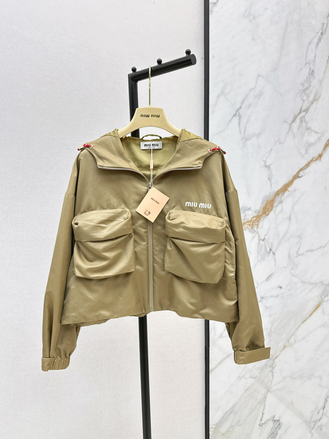 MIUMIU 26S HOODED JACKET 960