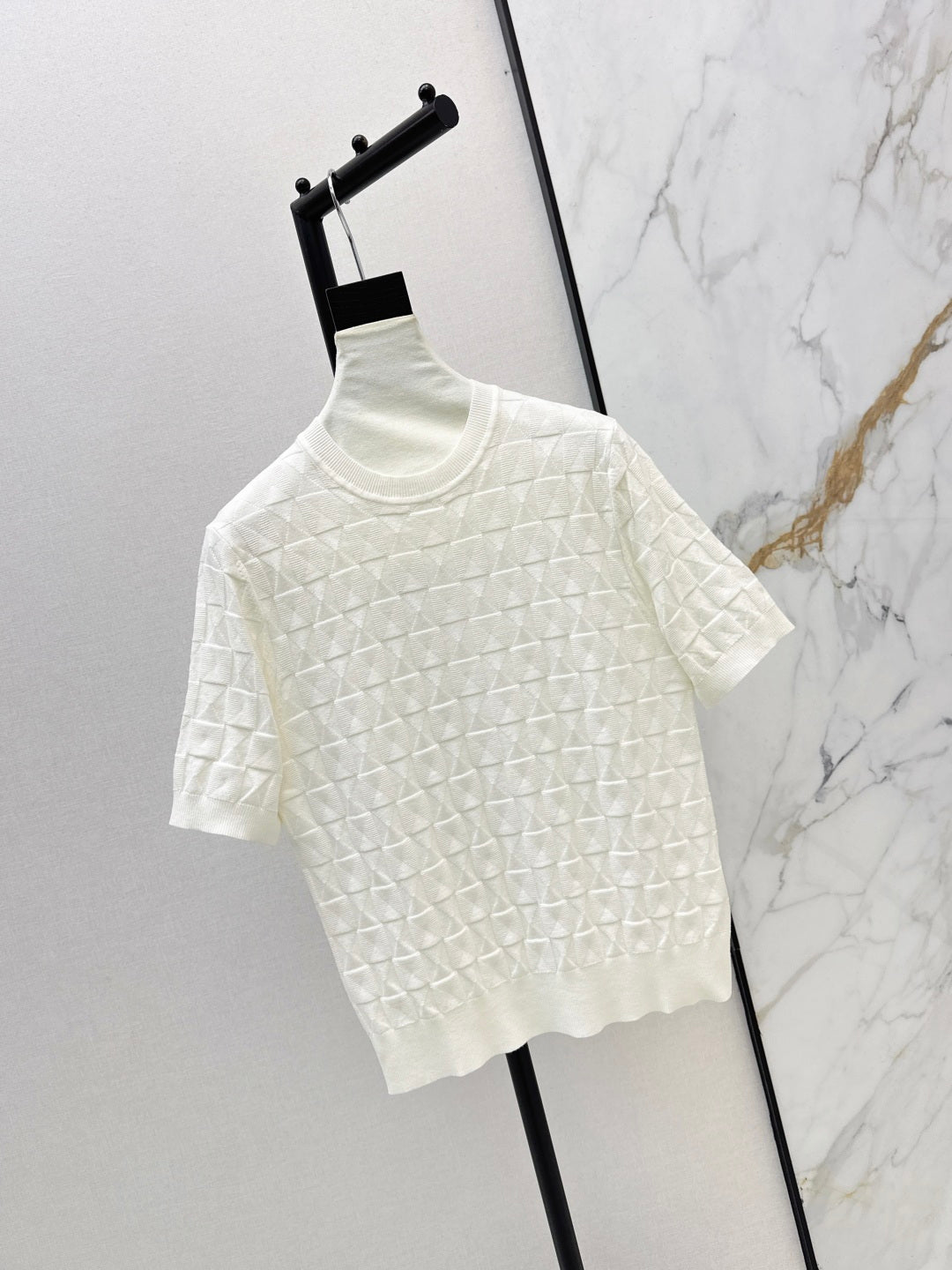 HERMES 26S SHORT SLEEVE SWEATER 544