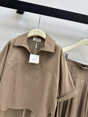HERMES 26S SHIRT AND SKIRT SET 523