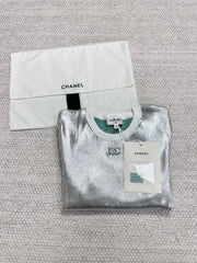 CC 25 Short Sleeves T- shirt Silver Cotton