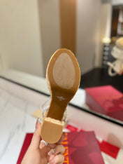VLTN ESPADRILLE WEDGE SANDALS 25S 115 MM IN WHITE LAMBSKIN
