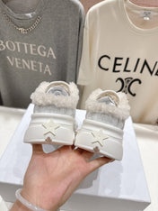 DIOR CHRONO SNEAKER 25S IN WHITE LAMBSKIN AND MESH FABRIC STYLE 11