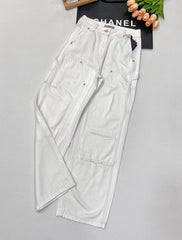 PRADA 25S DENIM WIDE-LEG PANTS 372