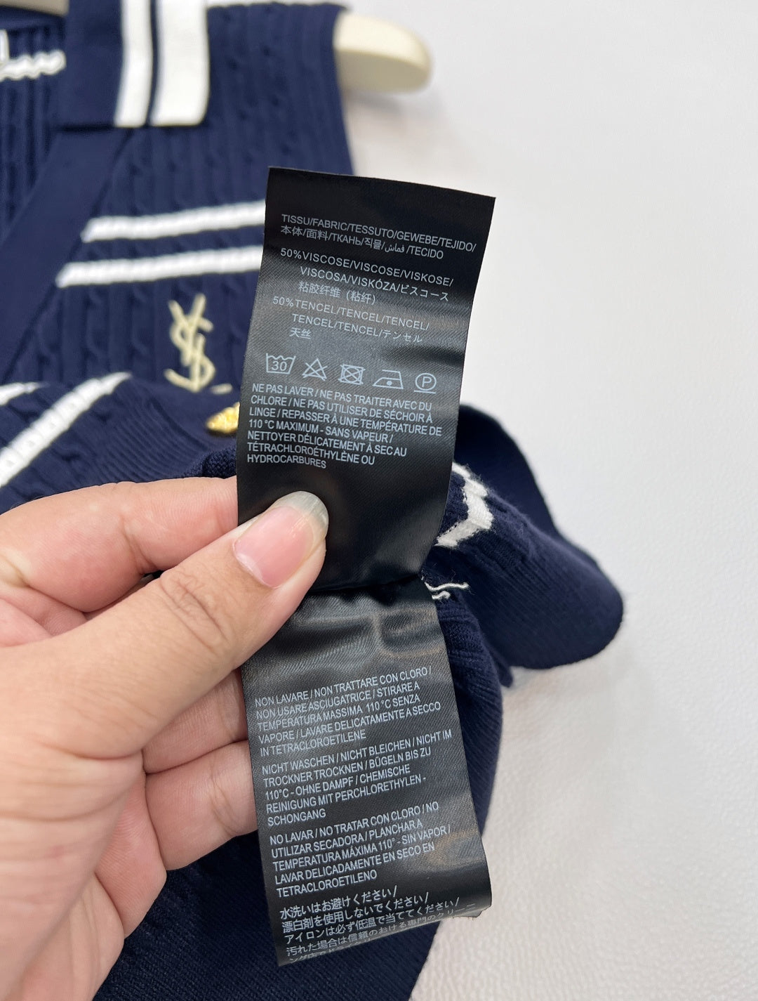 YSL 25S KNIT VEST STYLE 107