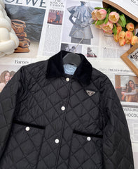 PRADA 25S LIGHTWEIGHT COTTON COLLARED JACKET 365