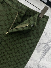 GUCCI HIGH-WAIST STRAIGHT-LEG PANTS STYLE 98