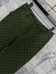 GUCCI HIGH-WAIST STRAIGHT-LEG PANTS STYLE 98