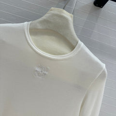 Loewe Long-sleeve T-shirt White Lyocell