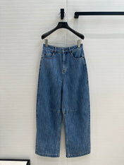 Loewe 25 Sickle Jeans Blue Denim Cotton