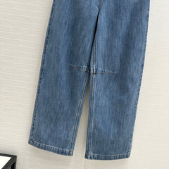 Loewe 25 Sickle Jeans Blue Denim Cotton