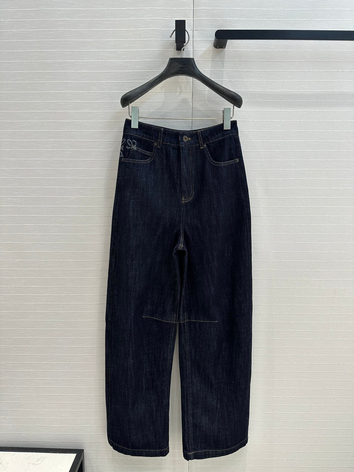 Loewe 25 Sickle Jeans Dark Blue Denim Cotton