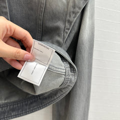 CC Denim Jacket Gray Cotton