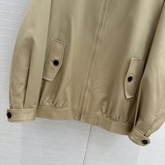 Gucci Jacket Khaki Polyester Fiber