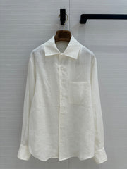 LP WHITE LINEN SHIRT 264286