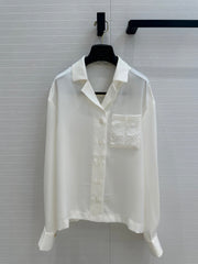 Loewe Shirt White Acetate Fiber