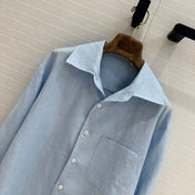 LP BLUE LINEN SHIRT 264280
