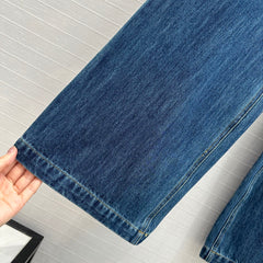 Loewe Straight Jeans Blue Cotton