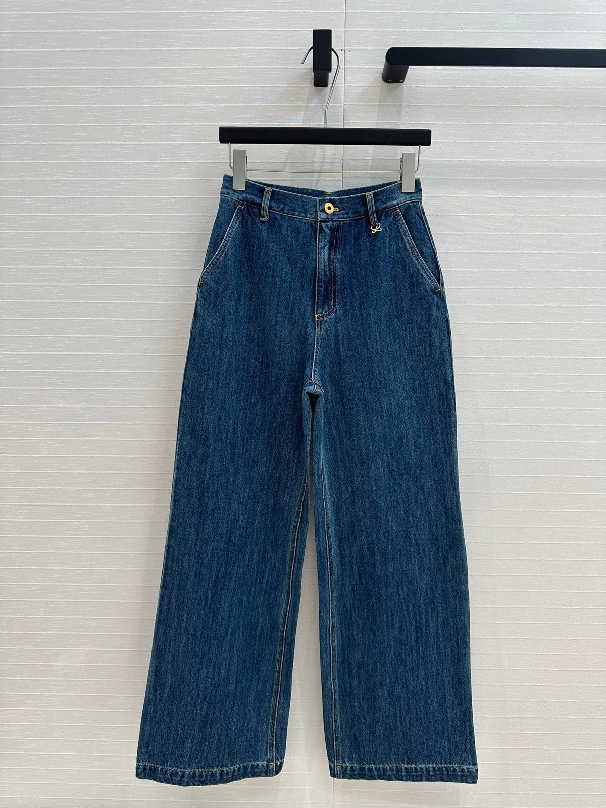Loewe Straight Jeans Blue Cotton