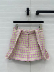 CC HIGH-WAISTED TWEED SHORTS 268288