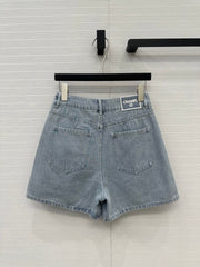 CC 25 Short Light Blue Denim Cotton