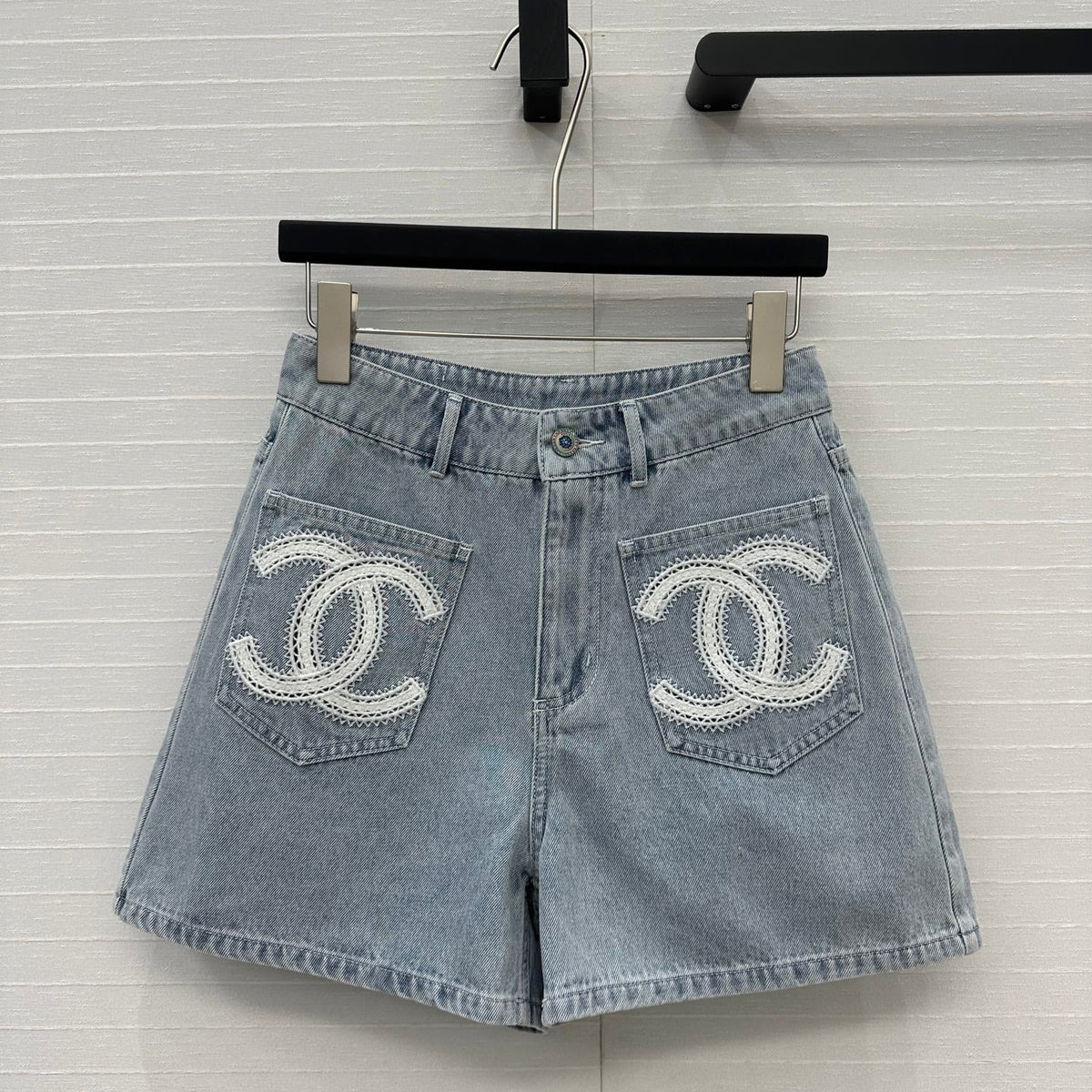 CC 25 Short Light Blue Denim Cotton