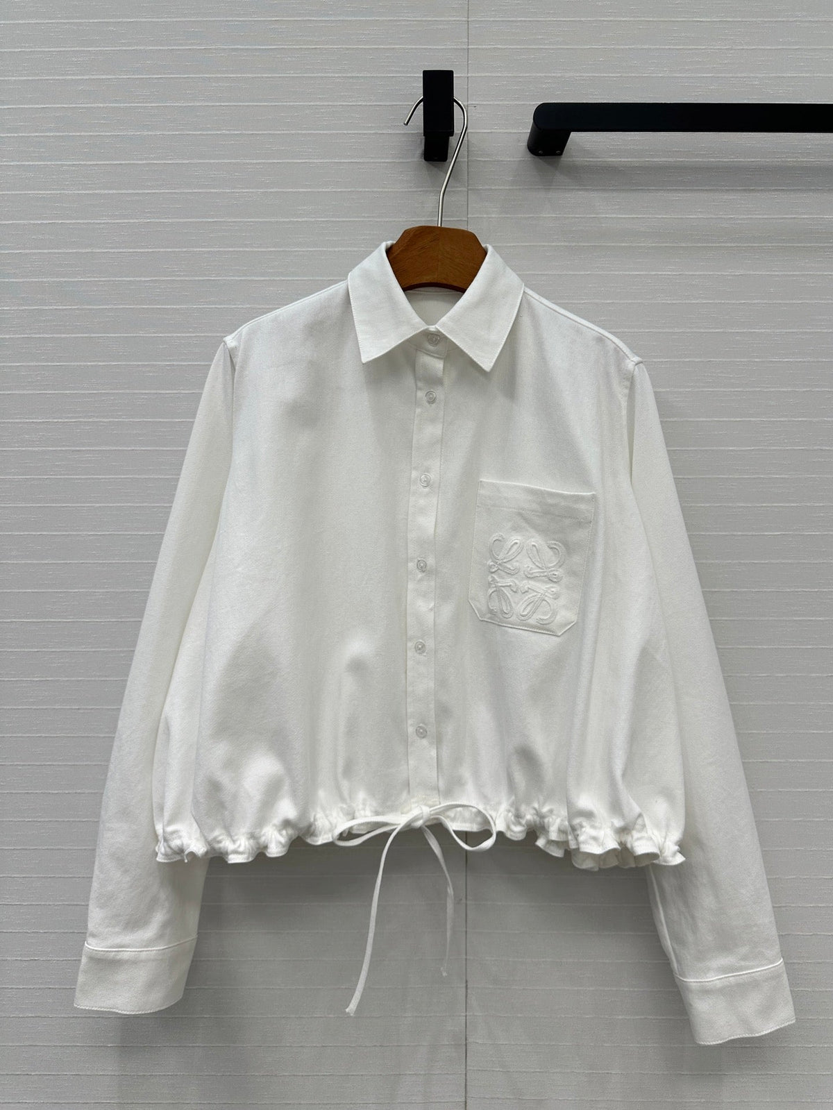 Loewe Shirt Jacket White Cotton