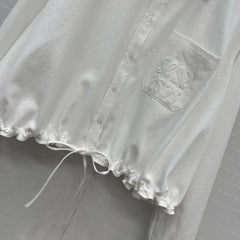 Loewe Shirt Jacket White Cotton