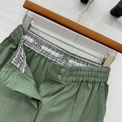 Loewe Short Green Cotton