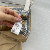 Loewe Short Khaki Cotton