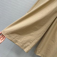 Loewe Pants Khaki Cotton