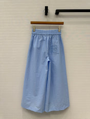 Loewe Pants Blue Cotton