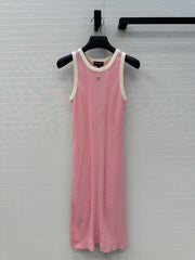 CC 25 Knitted Dress Pink Cotton