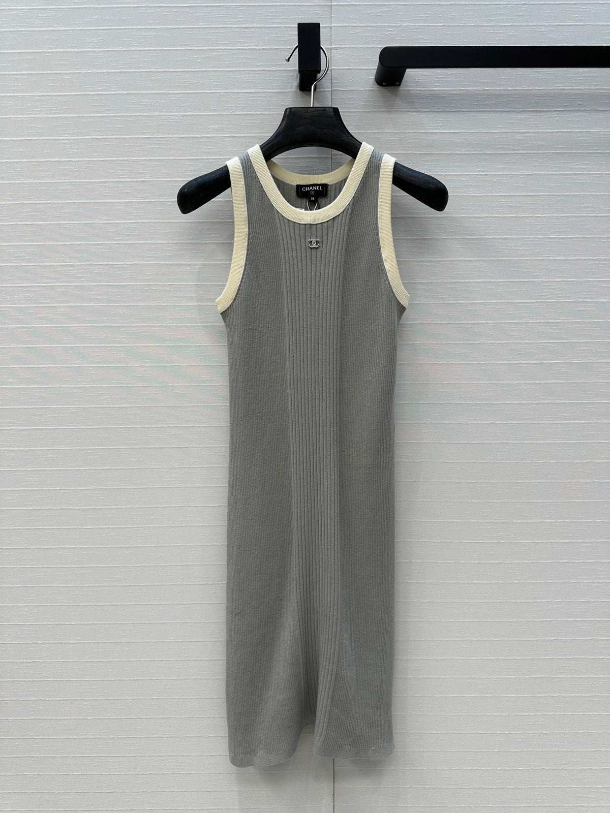 CC 25 Knitted Dress gray Cotton